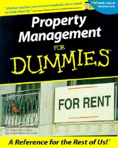 Property Management For Dummies – Paperback By Griswold – GOOD