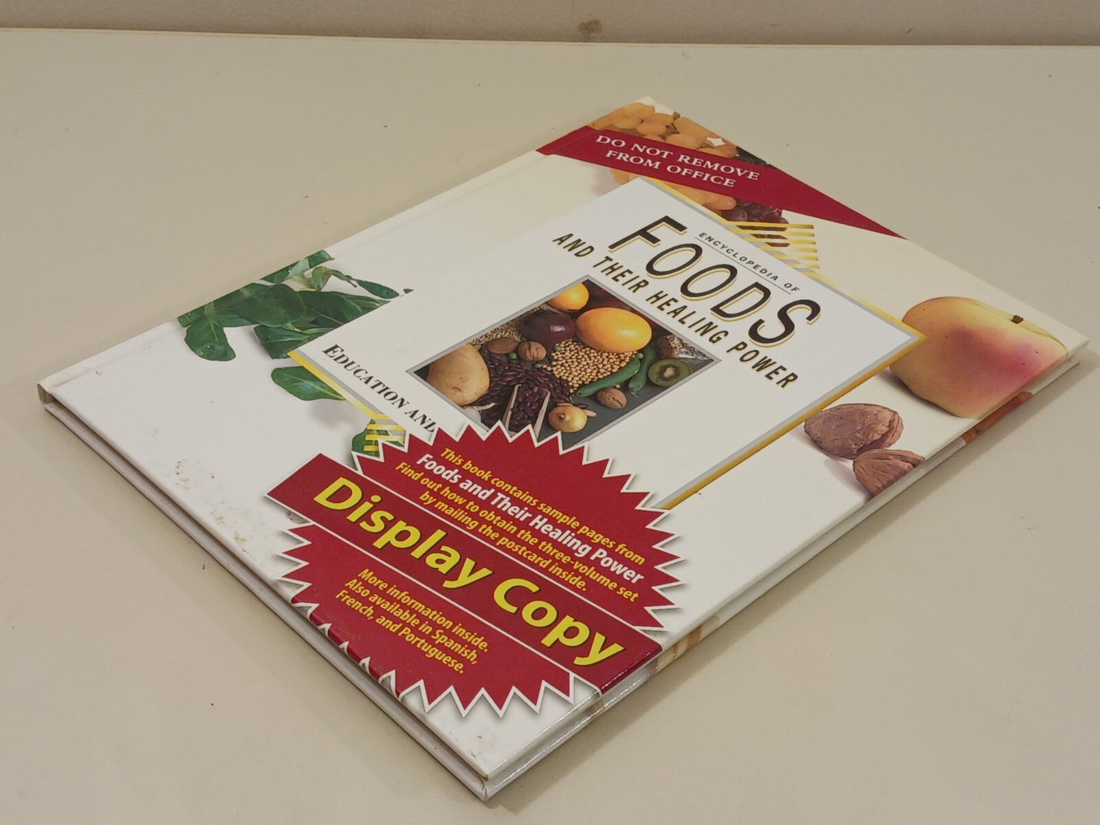 Encyclopedia Of Foods and Their Healing Power Hardback Rare Display Version