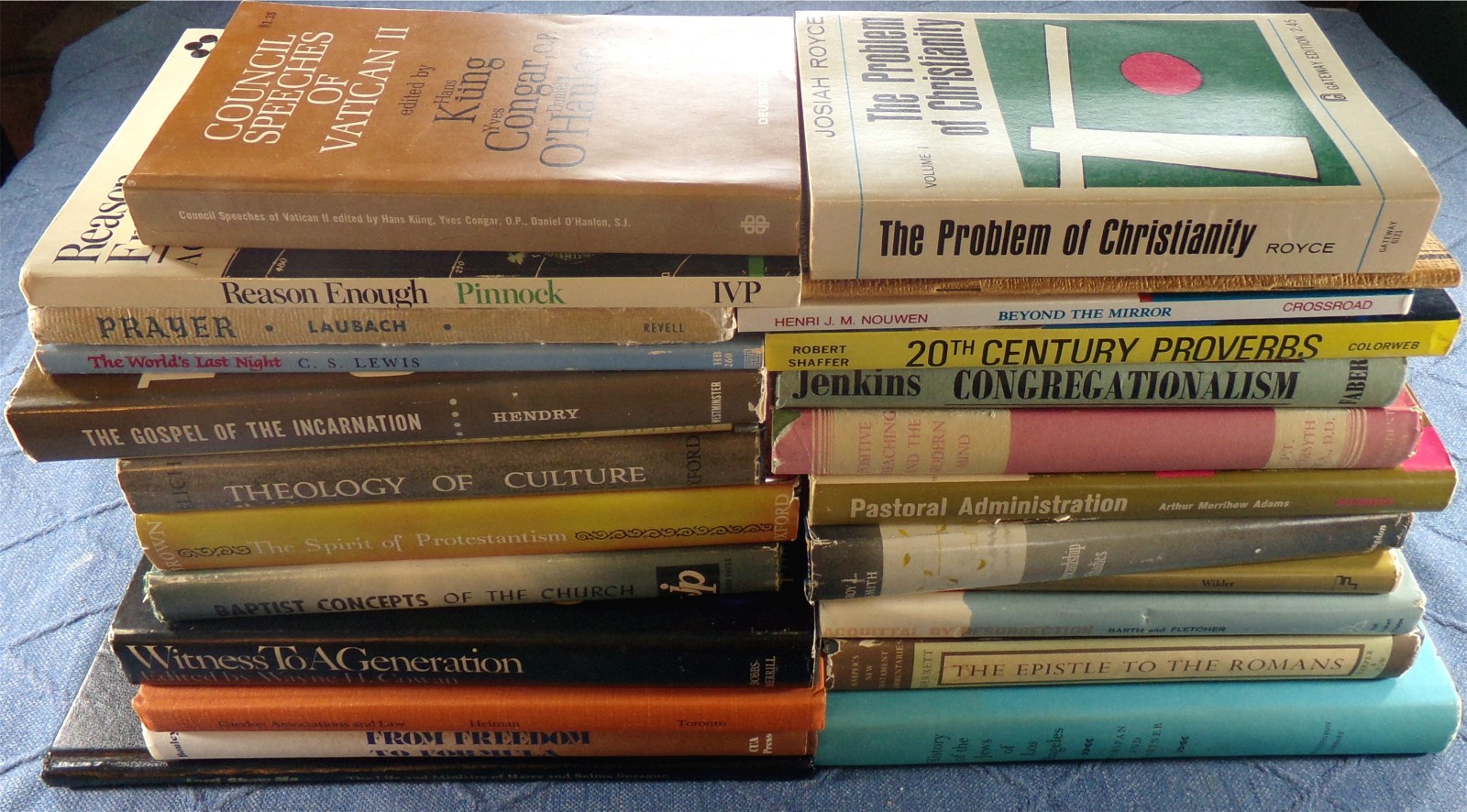 Vintage Theology: 25x Book Lot (3 Signed) Religion Christian Spiritual Faith God