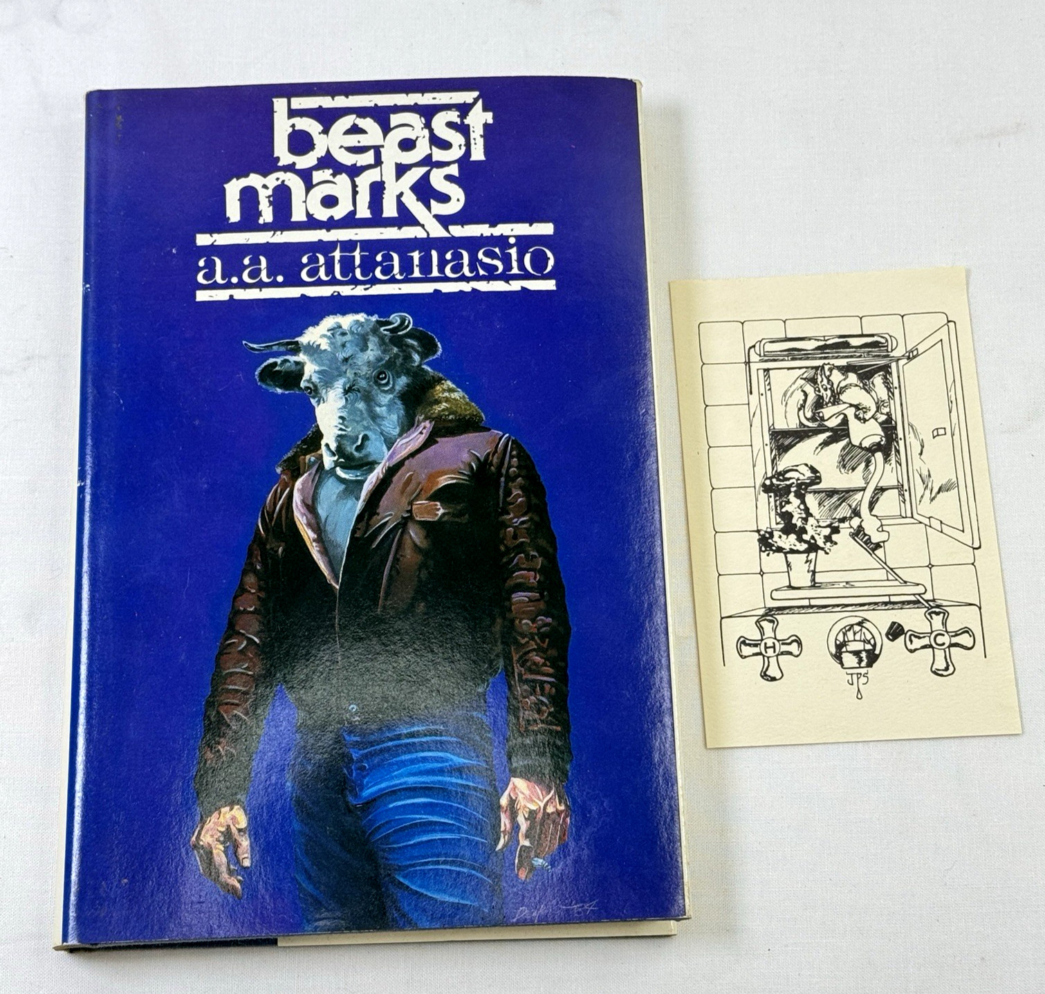 AA ATTANASIO 1st Ed Book Lot BEASTMARKS In Other Worlds RADIX William Morrow