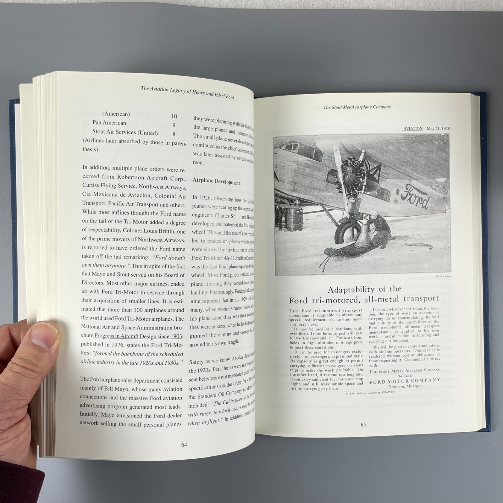 The Aviation Legacy of Henry & Edsel Ford by O’Callaghan SIGNED Edsel Ford II