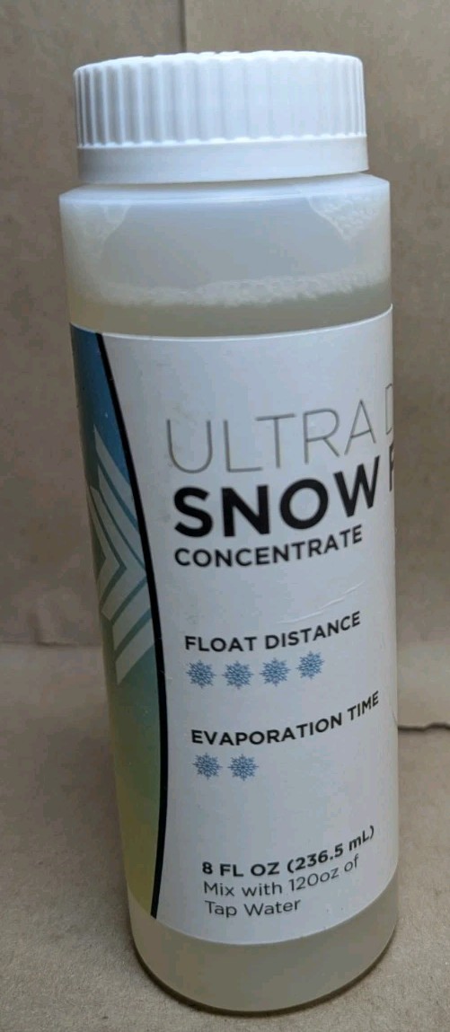 !4PK! Froggy’s Flakes Snow Machine Fluid Concentrate, 8 fl. oz, Ultra-Dry Indoor