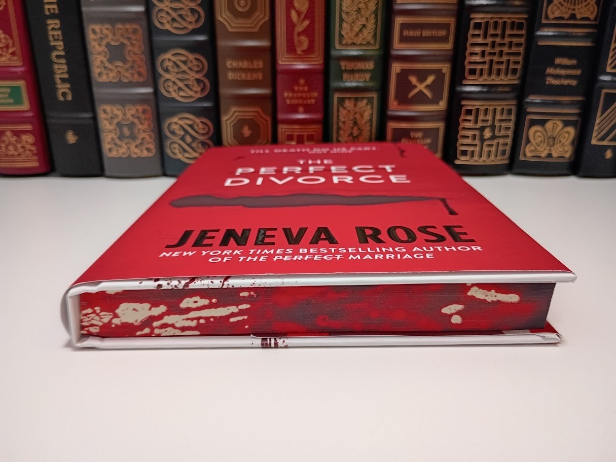 The Perfect Divorce by Jeneva Rose 2025 HC SPECIAL EDITION Blood Pages LN