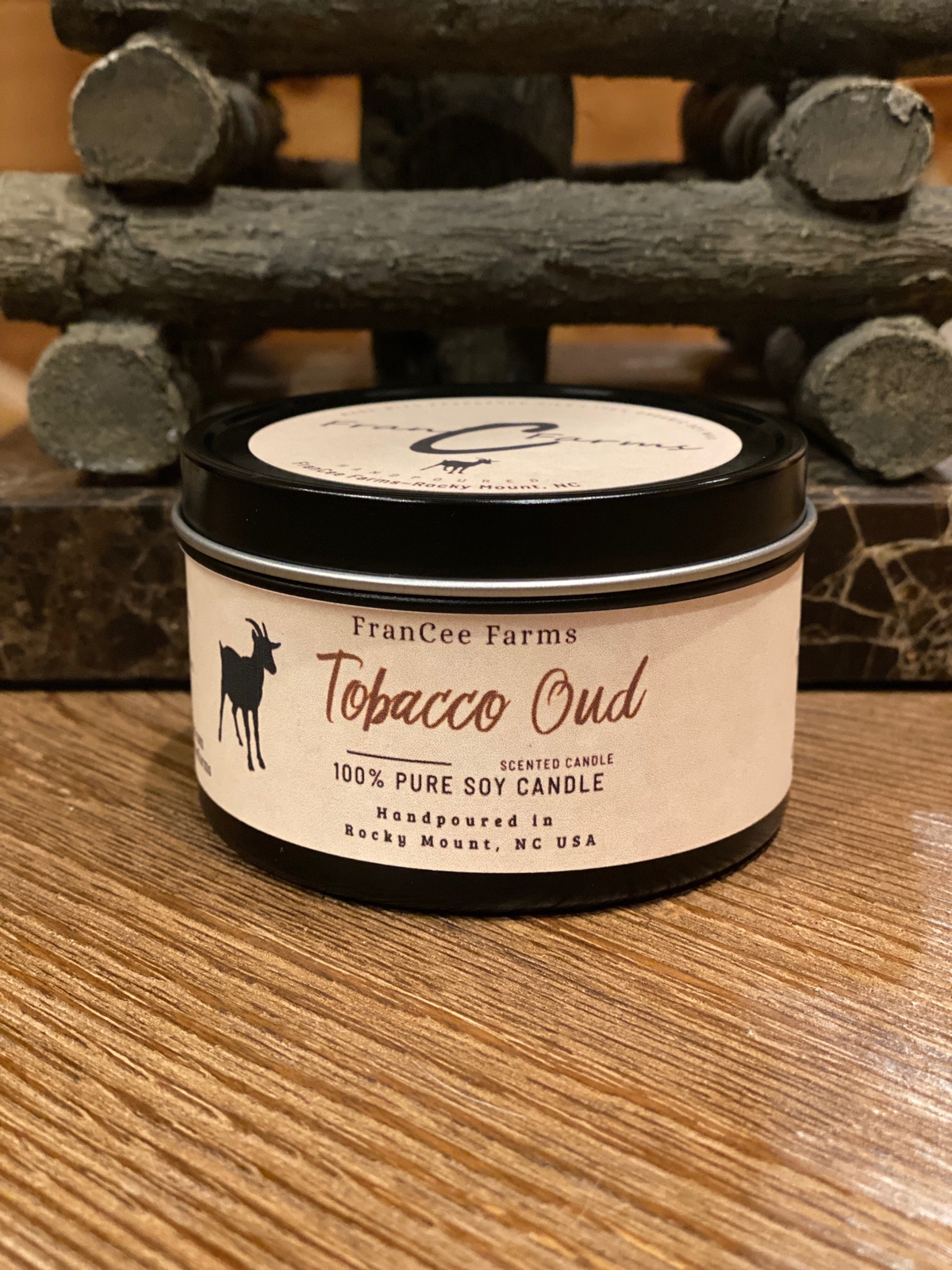 Tobacco Oud Soy Candle – 8 oz. Tin
