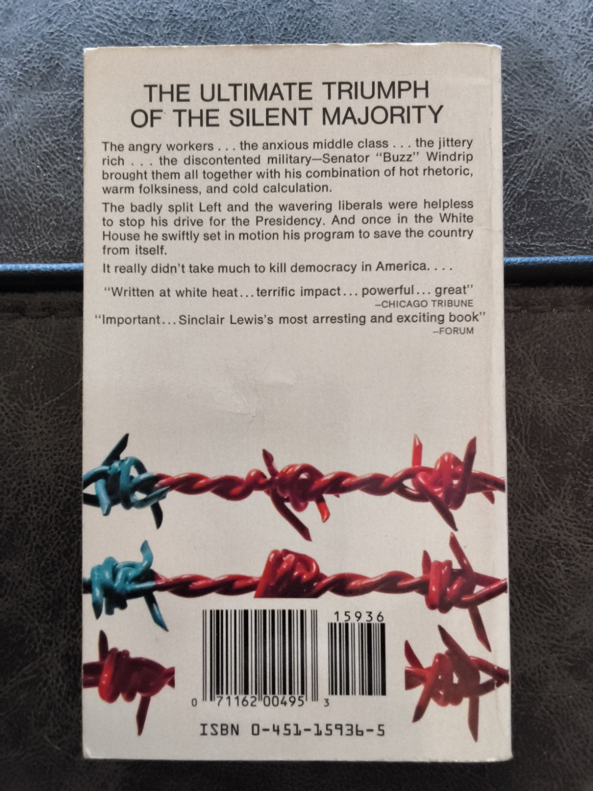It Can’t Happen Here by Sinclair Lewis (1970, Paperback)