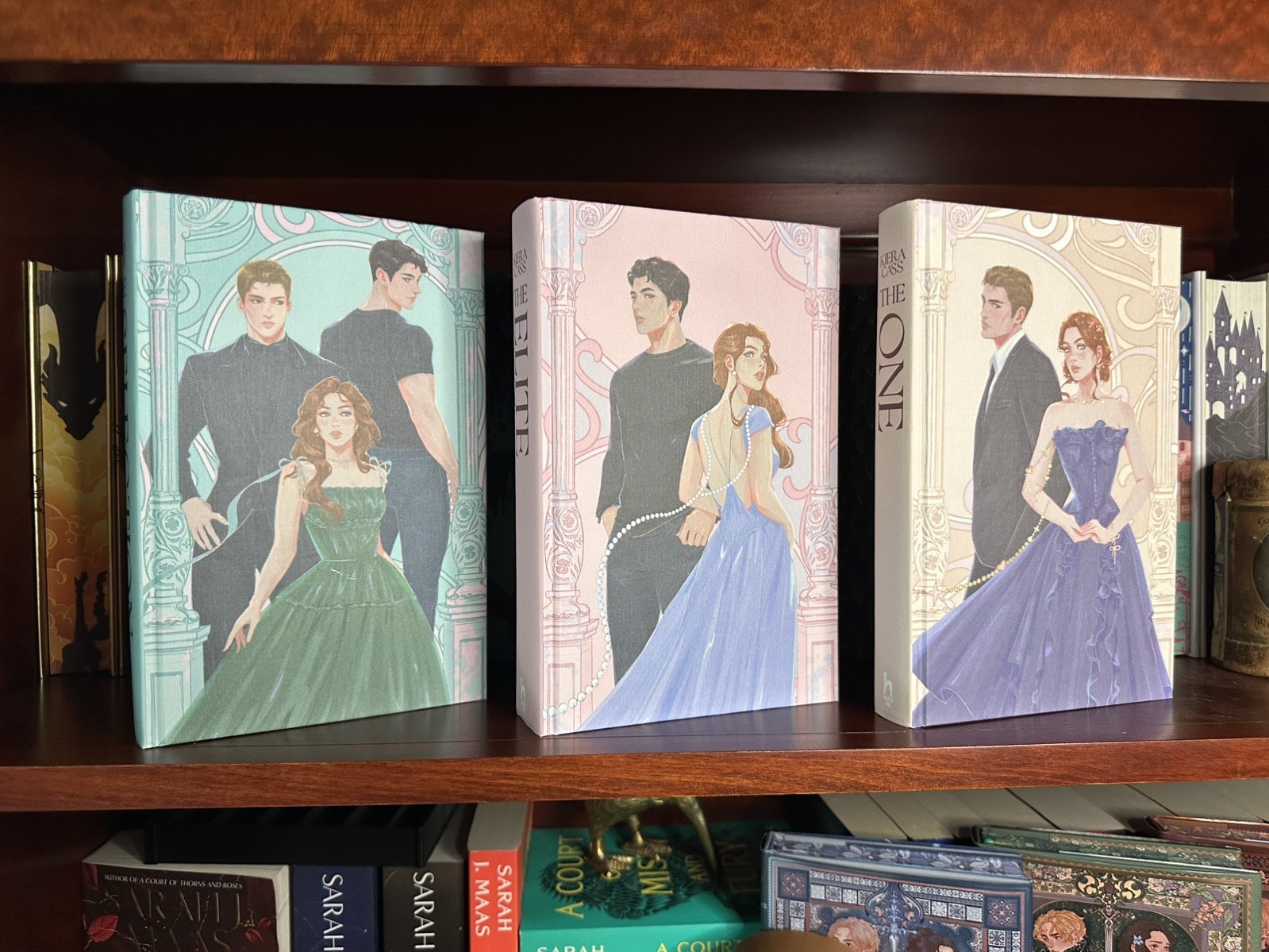 !!SIGNED!! FairyLoot The Selection, The Elite, The One Set by Kiera Cass