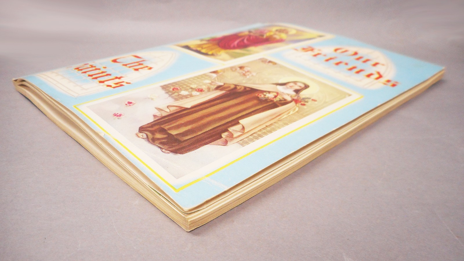OUR FRIENDS the SAINTS by Daniel A Lord, S.J. 1956 Beautiful illustrations -Nice