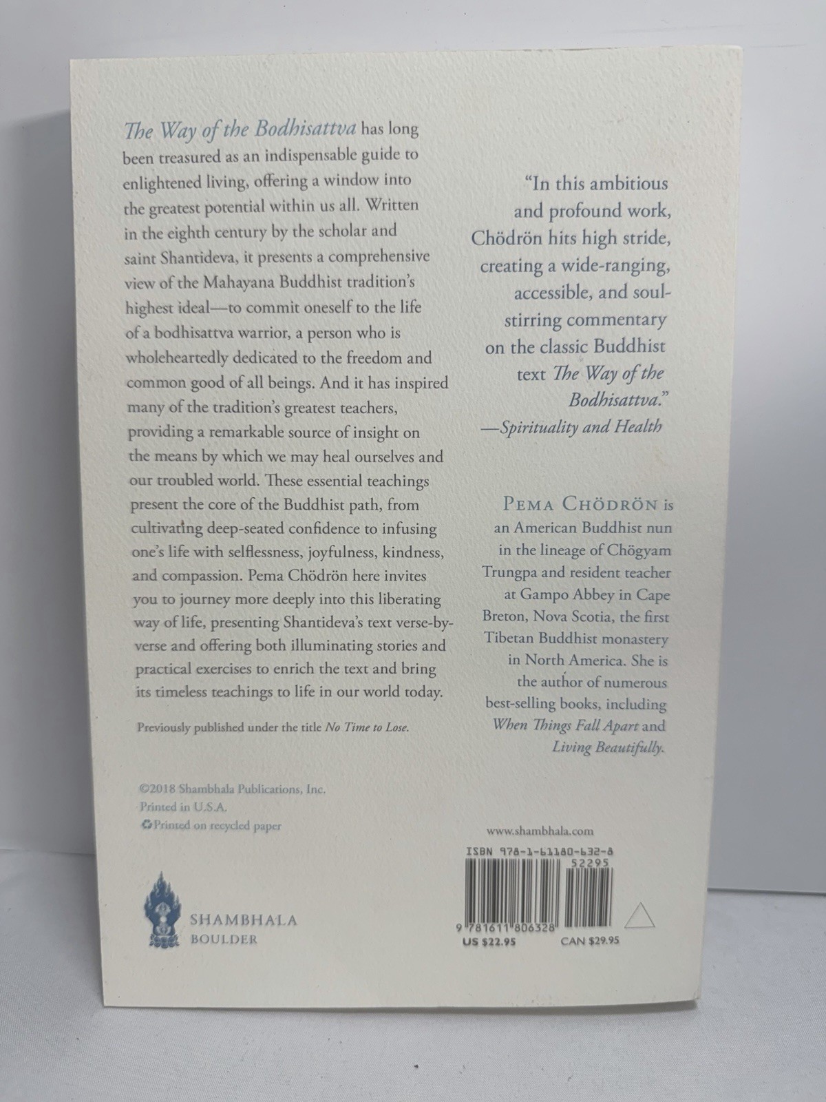 Becoming Bodhisattvas : A Guidebook for Compassionate Action by Pema Chödrön…