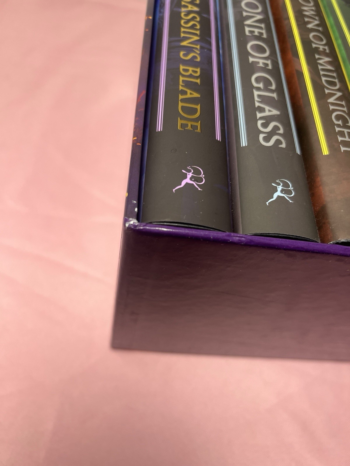 Throne of Glass Hardcover Box Set OOP Covers Complete SET + Poster