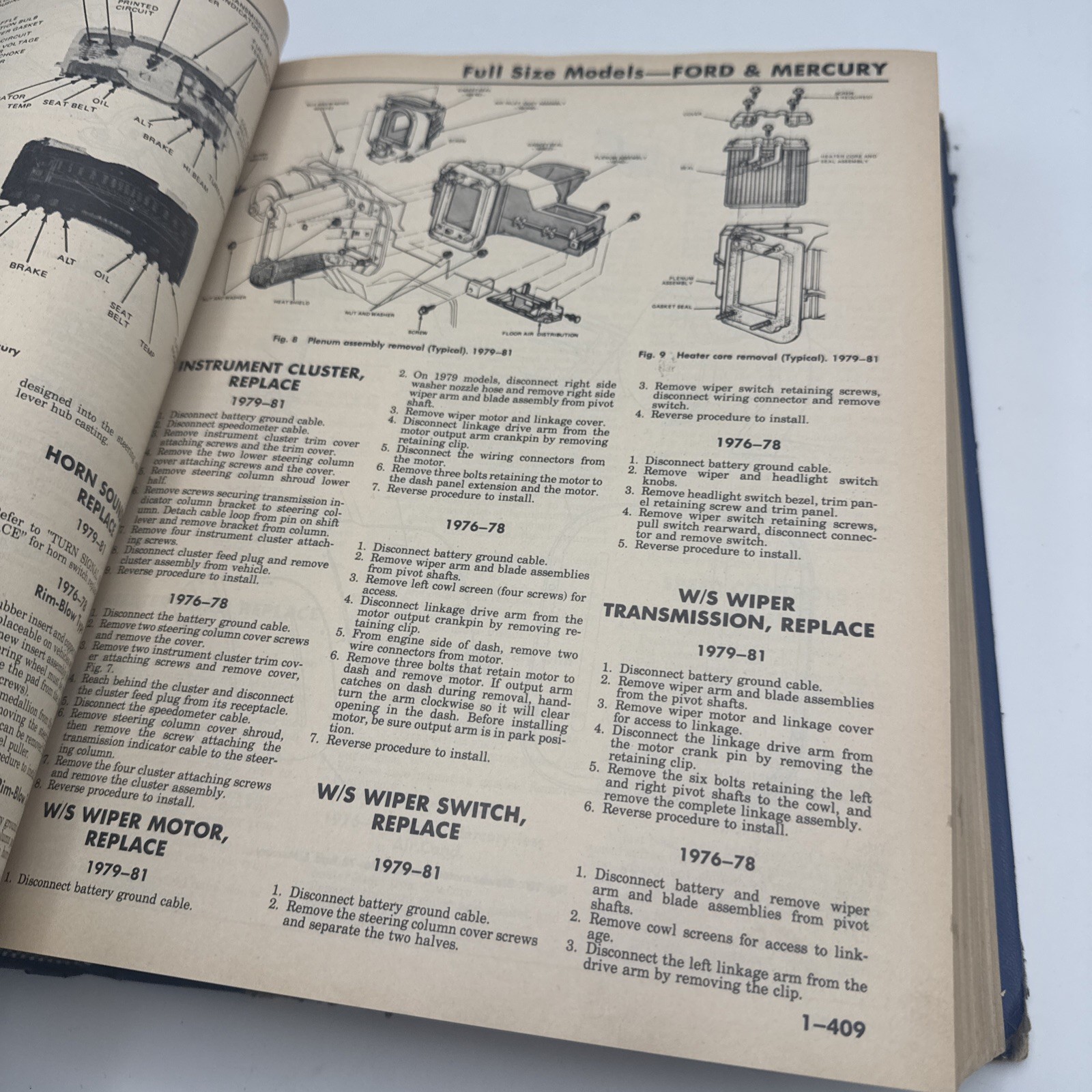 Motor Auto Repair Manual 1981 44th Edition Professional Service Trade Ed