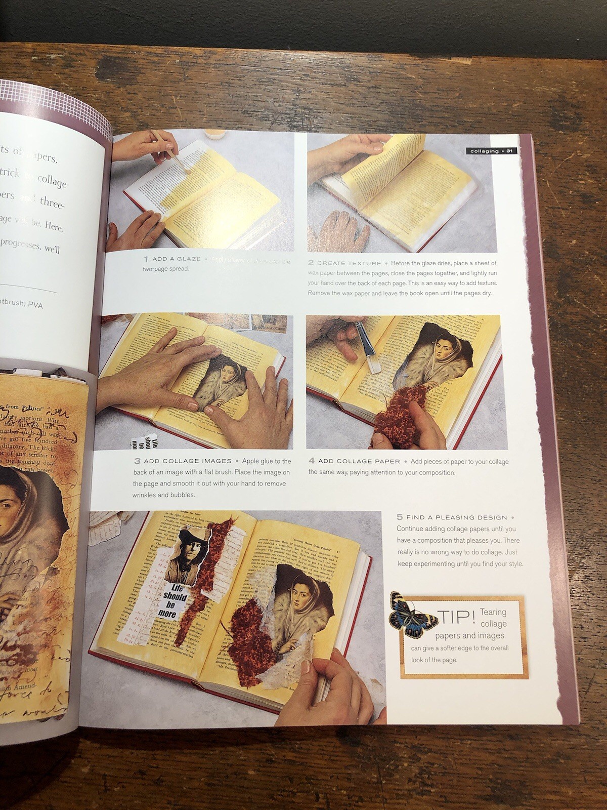 Altered Books Workshop : 18 Creative Techniques for Self-Expression 126 Pages