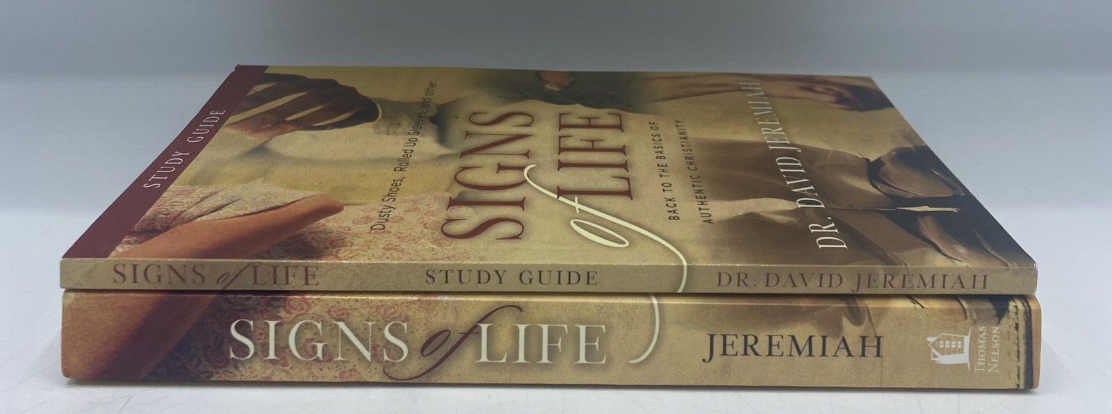 Signs Of Life by David Jeremiah Book & Study Guide – VERY GOOD