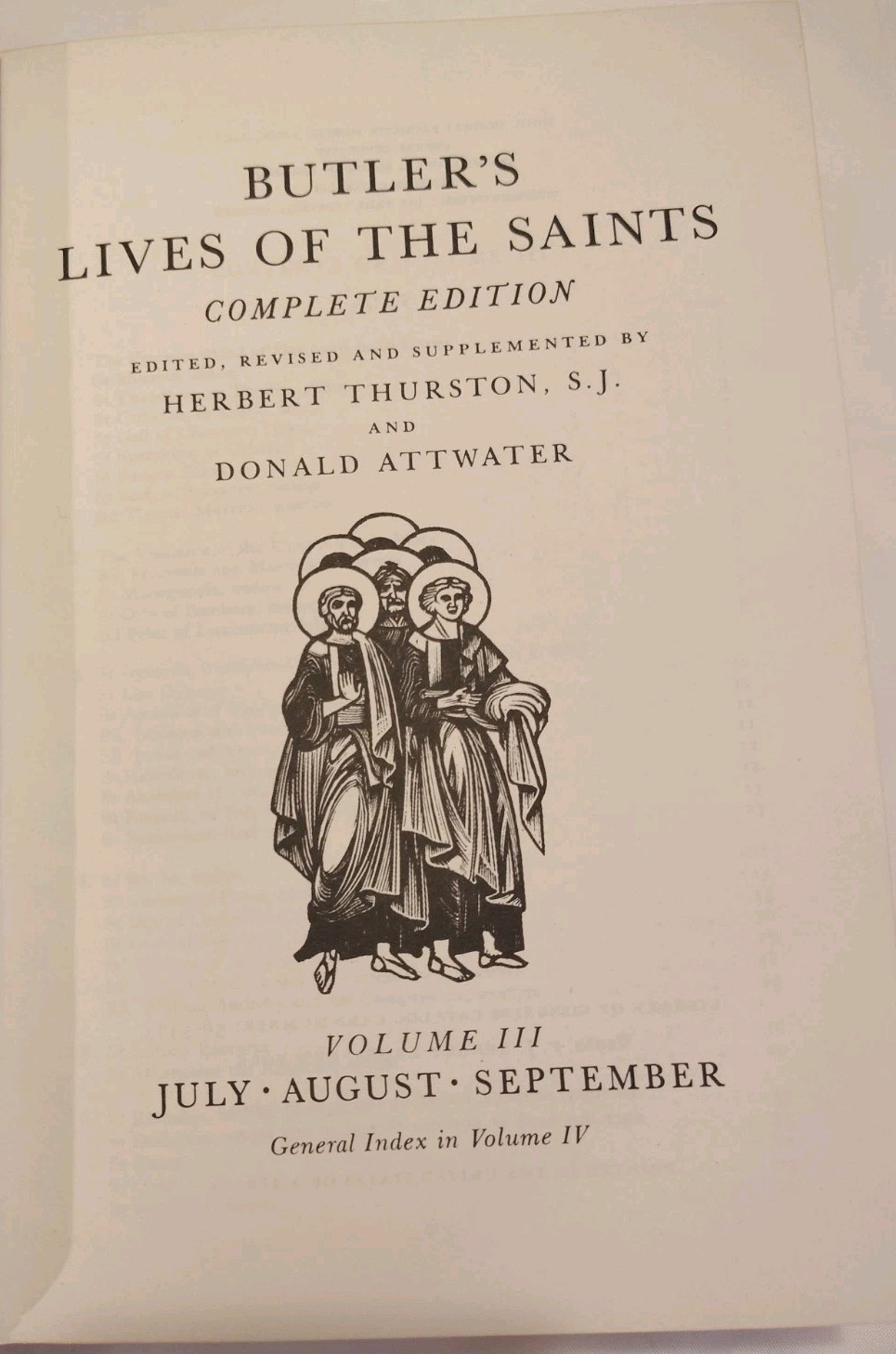 Butler’s Lives of the Saints Complete 4 Vol Set 1962 Special Edition Catholic