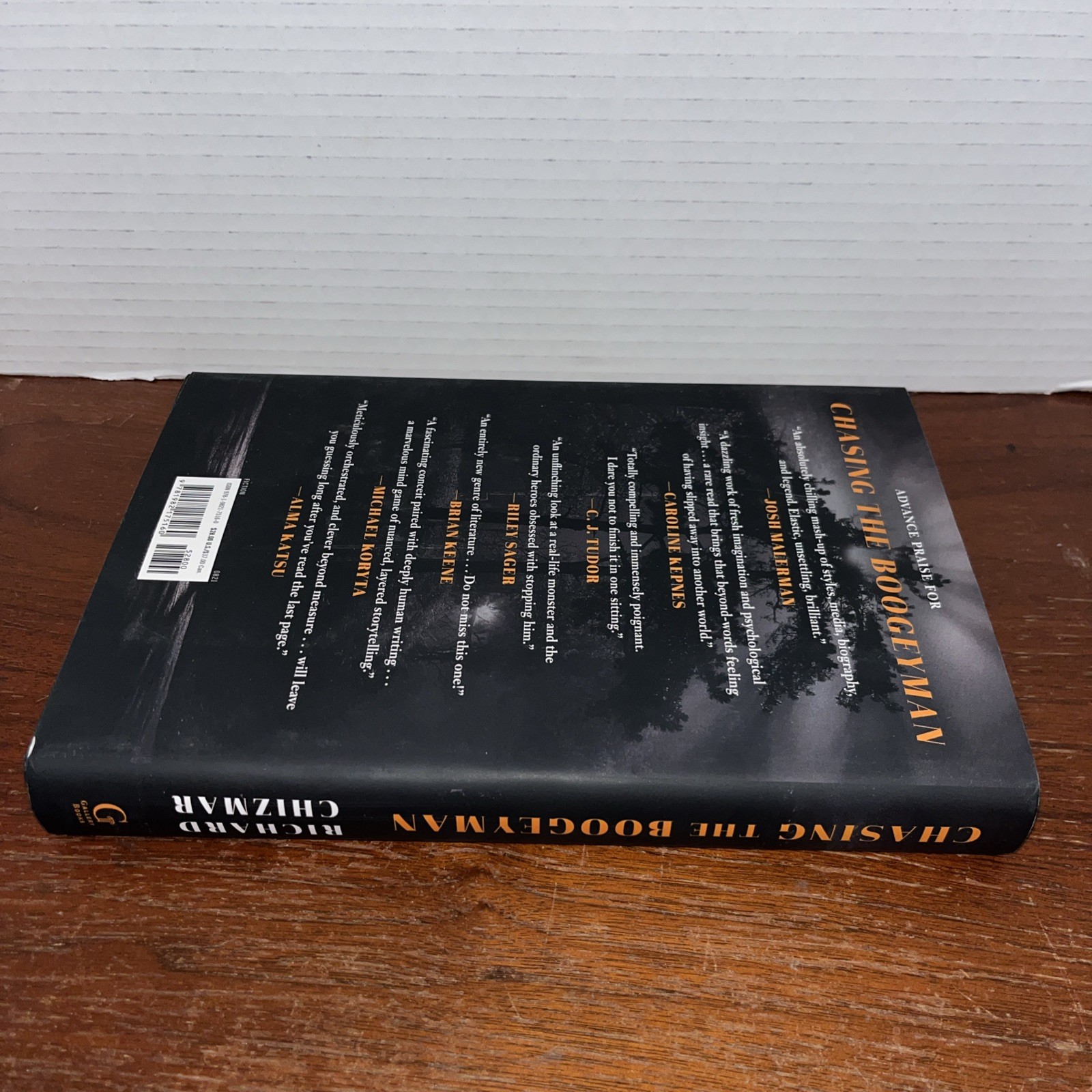 Chasing the Boogeyman – Richard Chizmar – 2021 HB – First Edition – Good Shape