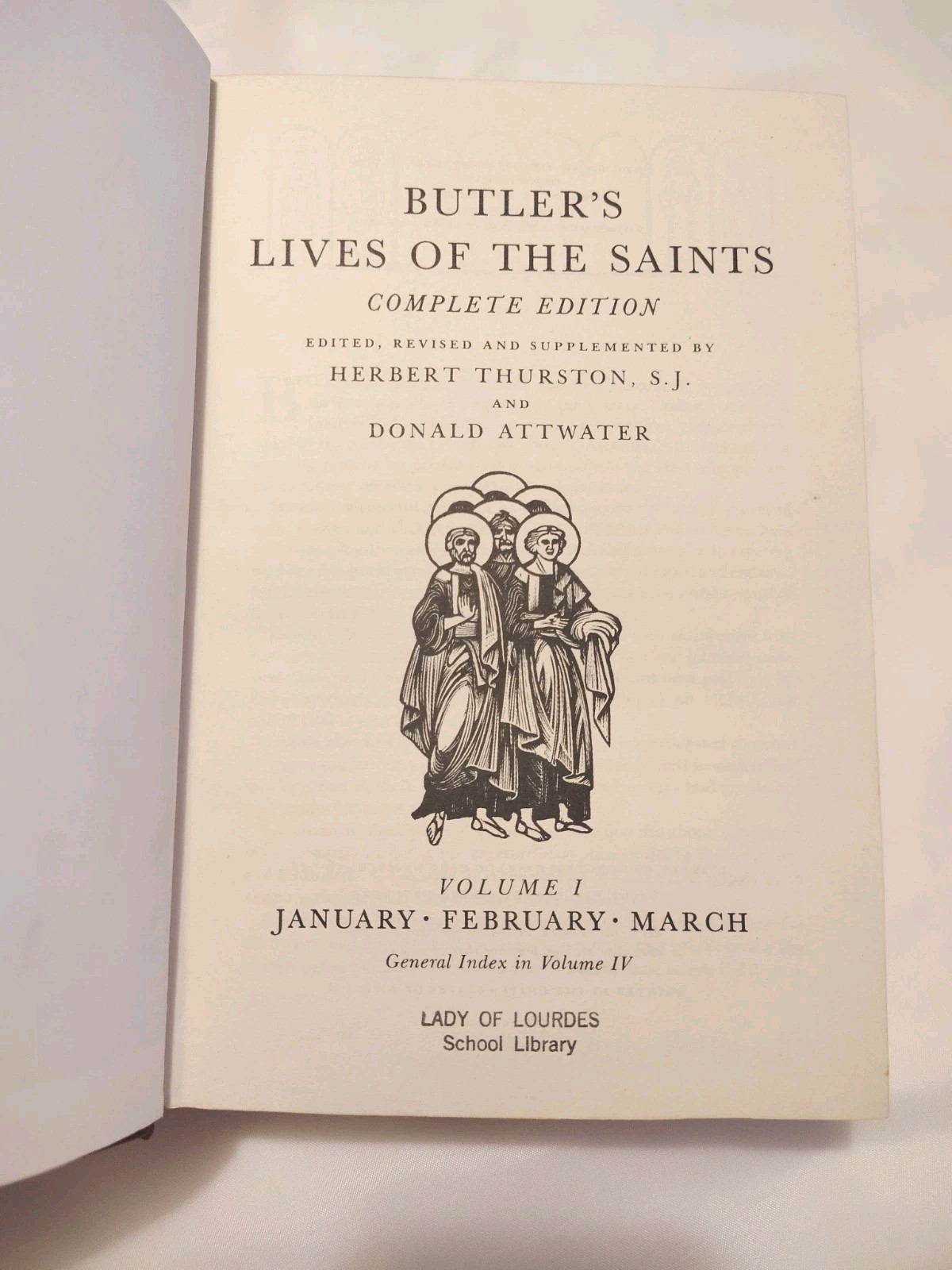 Butler’s Lives of the Saints Complete 4 Vol Set 1962 Special Edition Catholic