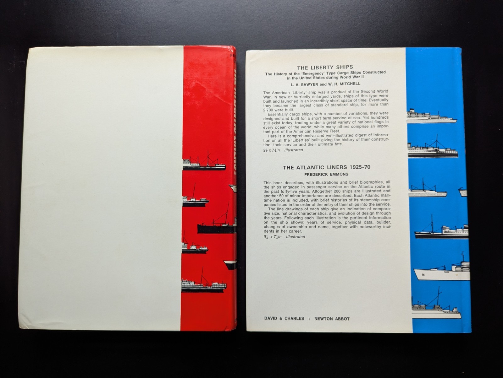 2V Lot Frederick Emmons Pacific Liners Atlantic Liners Maritime /Author TLS