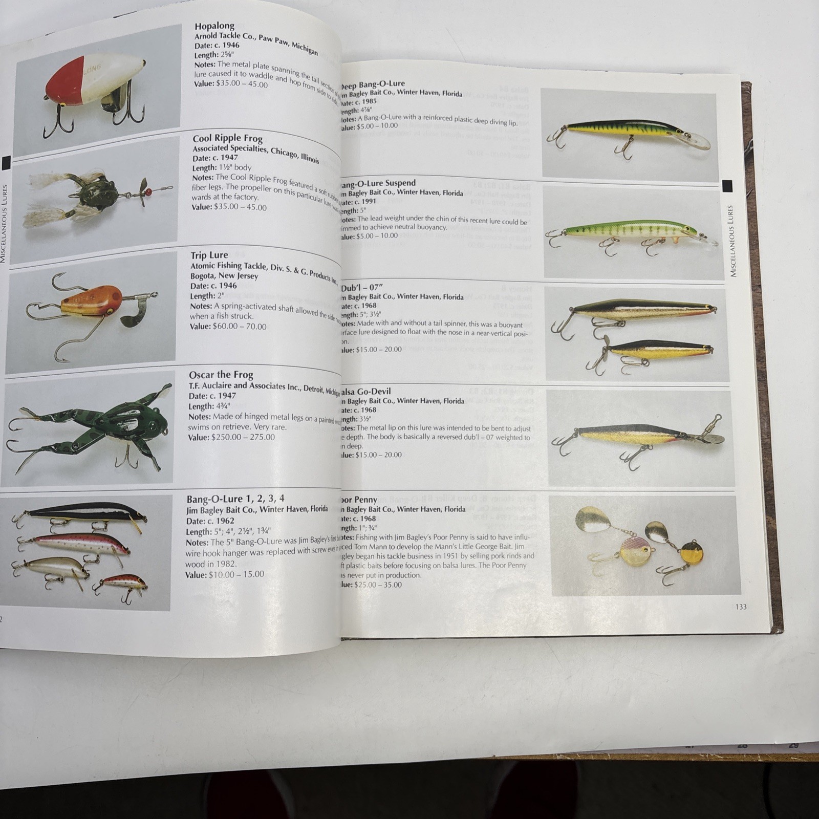 Fishing Lure Collectibles • An Encyclopedia Of The Modern Era, 1940 To Present