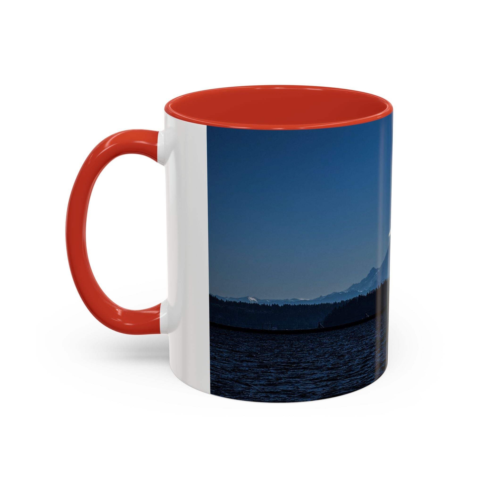 Scenic Mountain Accent Coffee Mug – 11oz & 15oz – Perfect Gift for Nature Lovers