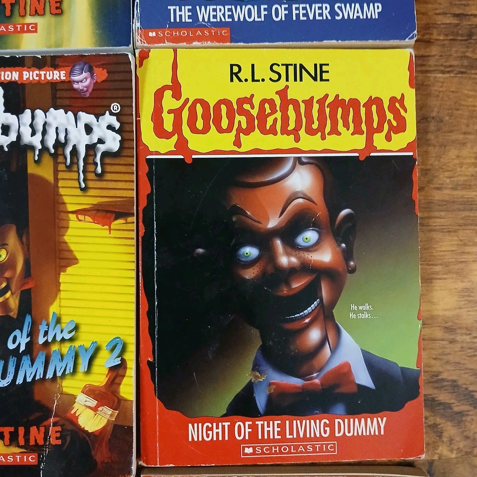 90s/2000’s Lot of 14 Scholastic (4) 1st Printing Goosebumps Books RL Stine