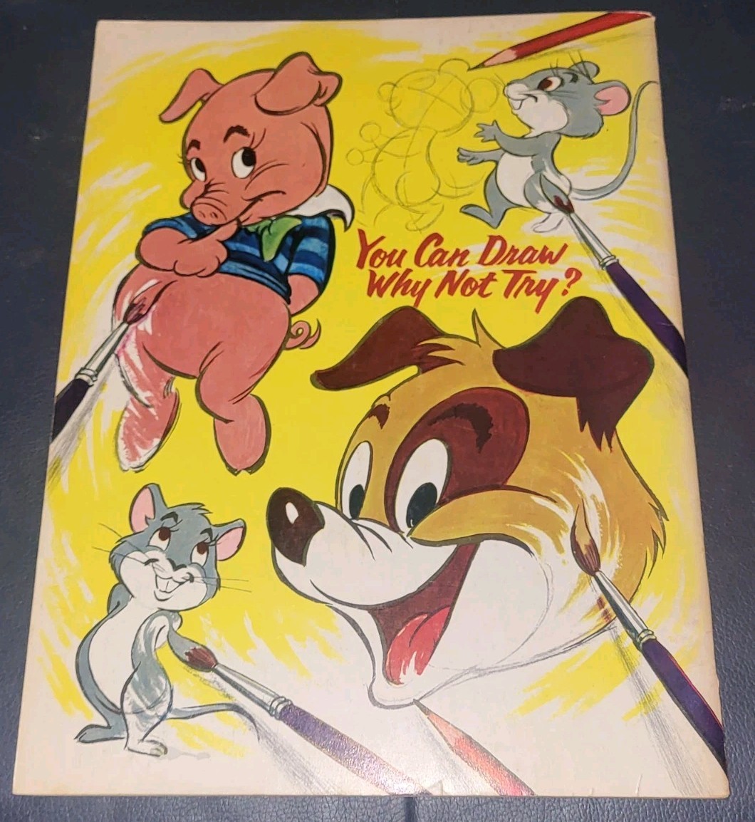 ✏️ Animation by Preston Blair LEARN HOW TO DRAW ANIMATED CARTOONS 1950’s Vintage