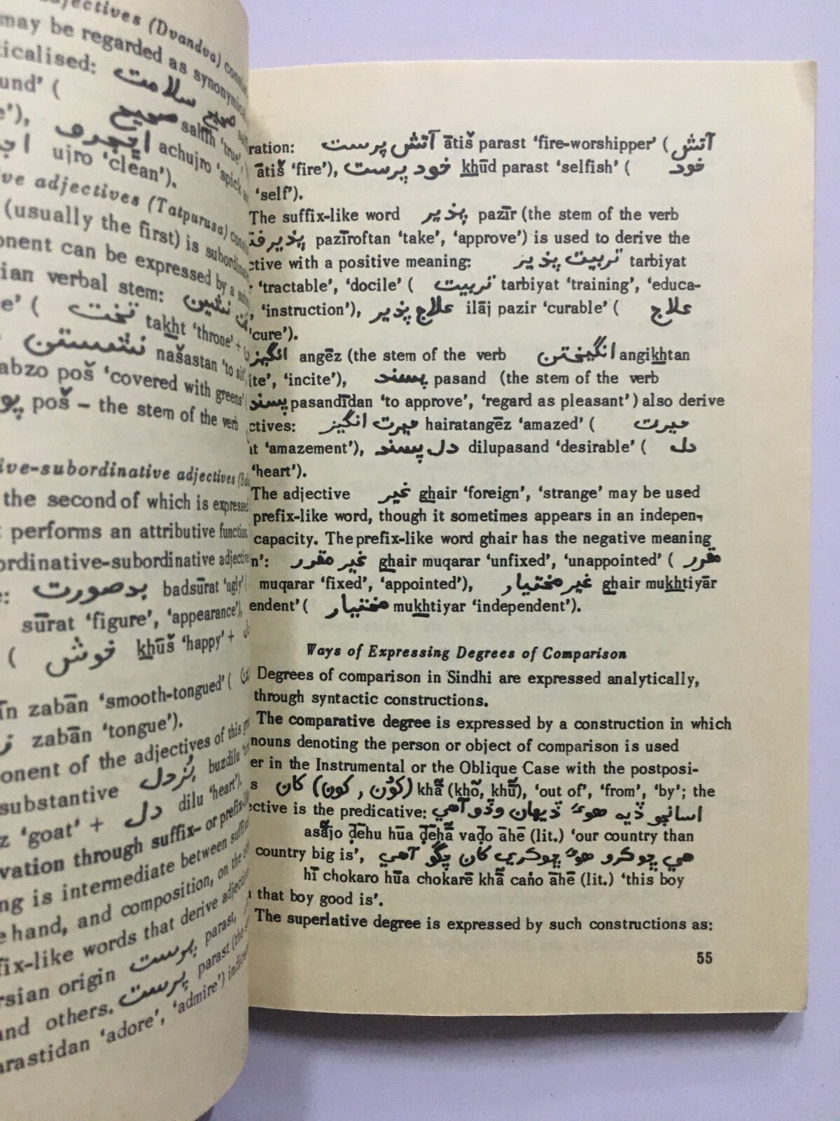 Yegorova, R. P: The Sindhi Language. 1971. Moscow. 161 Pages.