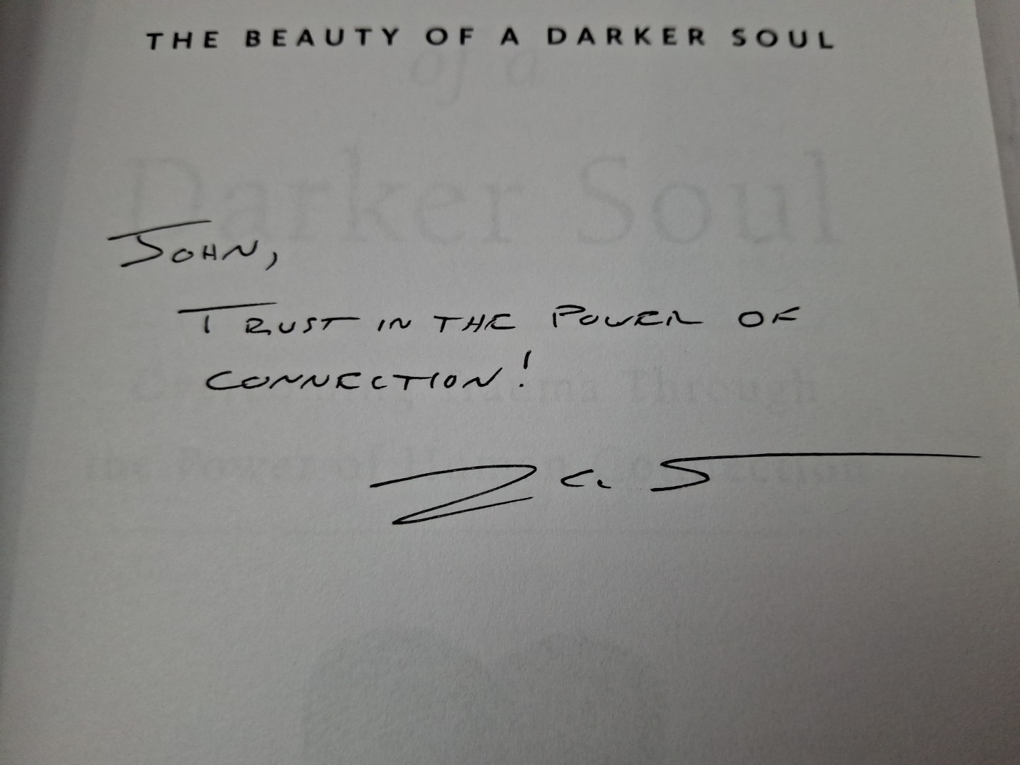 Beauty of a Darker Soul : Joshua Mantz SIGNED