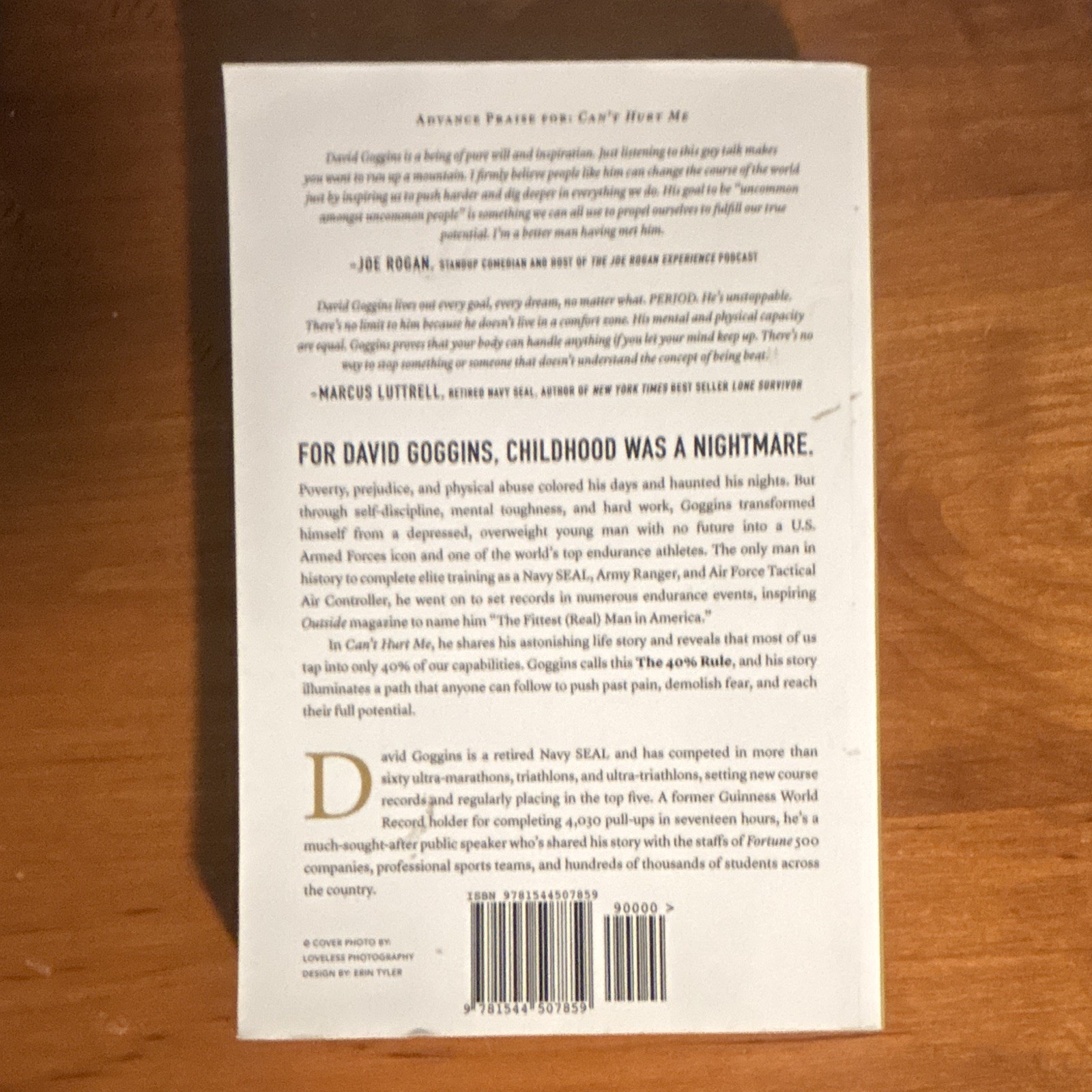 David Goggins Can’t Hurt Me: Master Your Mind & Defy the Odds Paperback