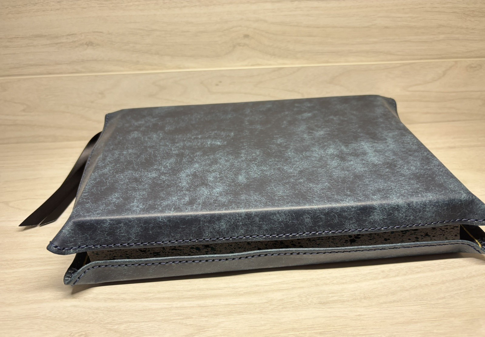 LSB Large Print- Wide Margin Badalassi Carlo Pueblo Sapphire Bible – Rebind