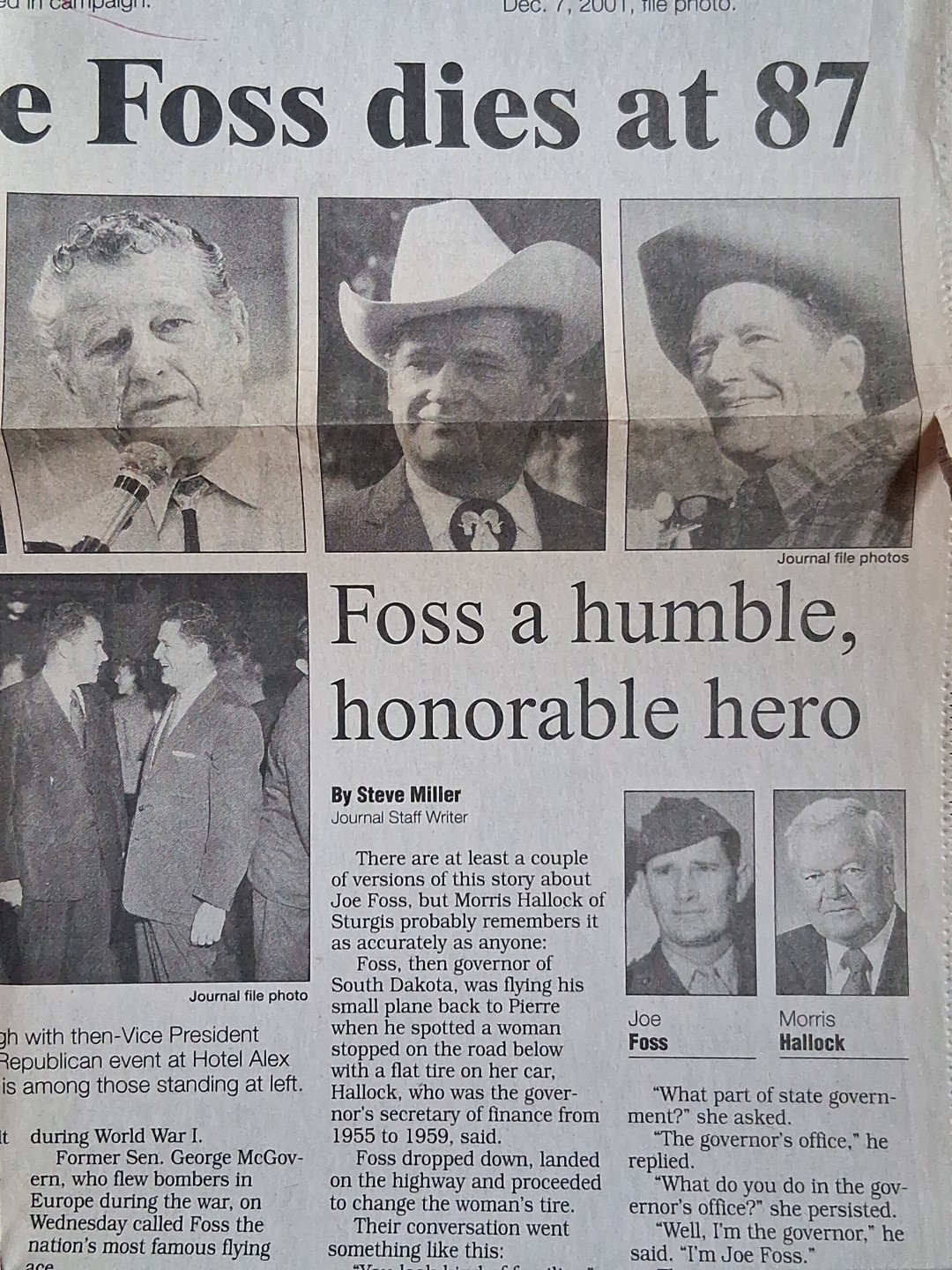 Signed-Joe Foss & Donna Wild Foss~A PROUD AMERICAN- 1ST. HC/DJ. Like New. 》