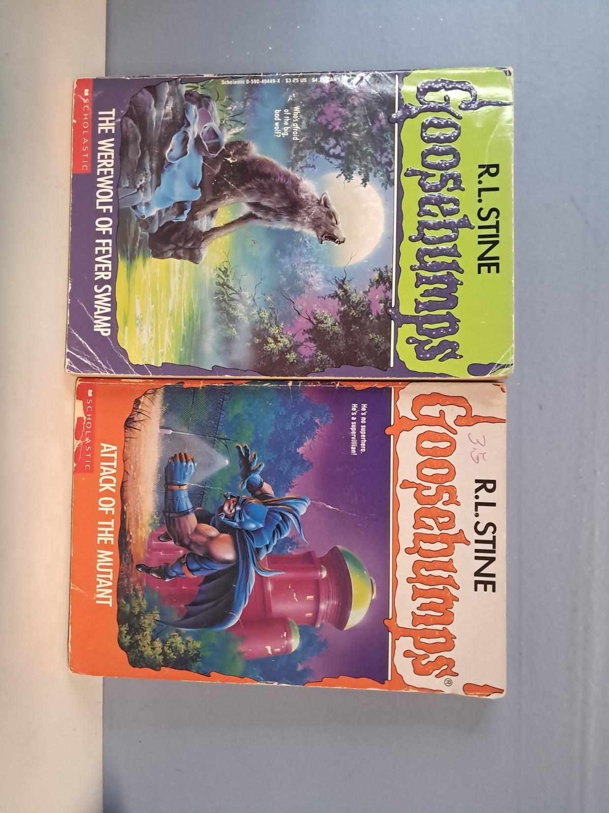 Lot Of 17 Vtg Goosebumps Books 1st Scholastic Printing
