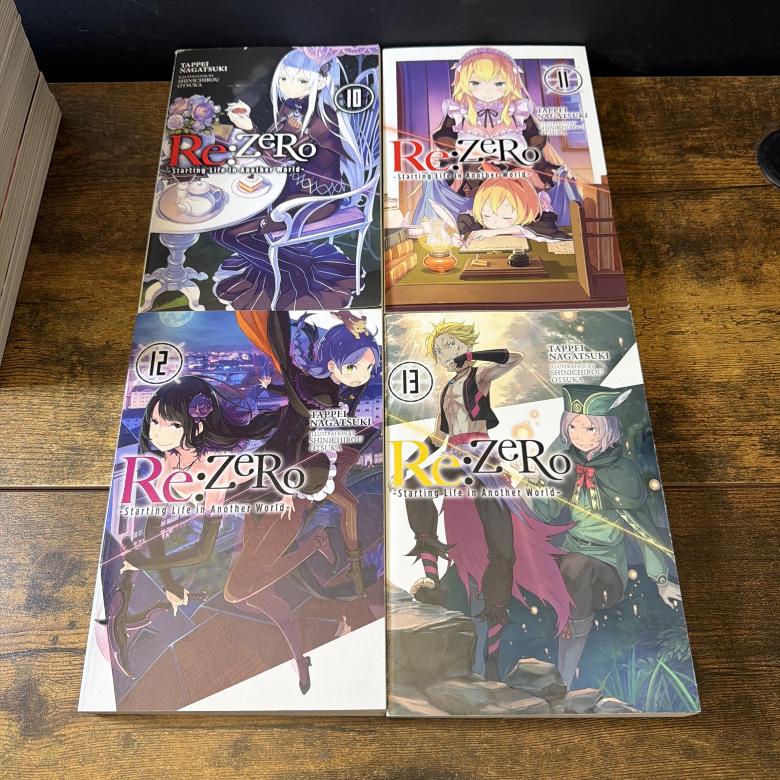 Lot of 14 Re:Zero Starting Life in Another World Books 1, 6-7, 10-15, 17-20 EX 5