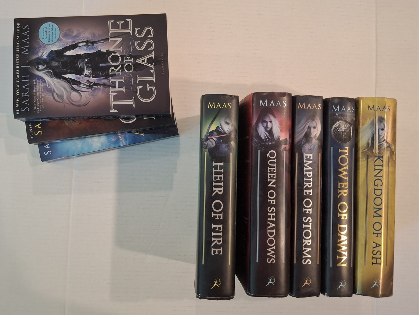 Sarah Maas Books 1-8 Complete Throne of Glass Series Read Description Lot Set