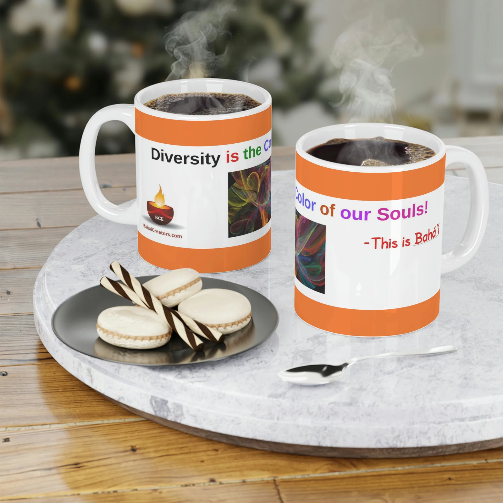 Baha’i Diversity, Race Unity, Color of our Souls Mugs (11oz15oz20oz)
