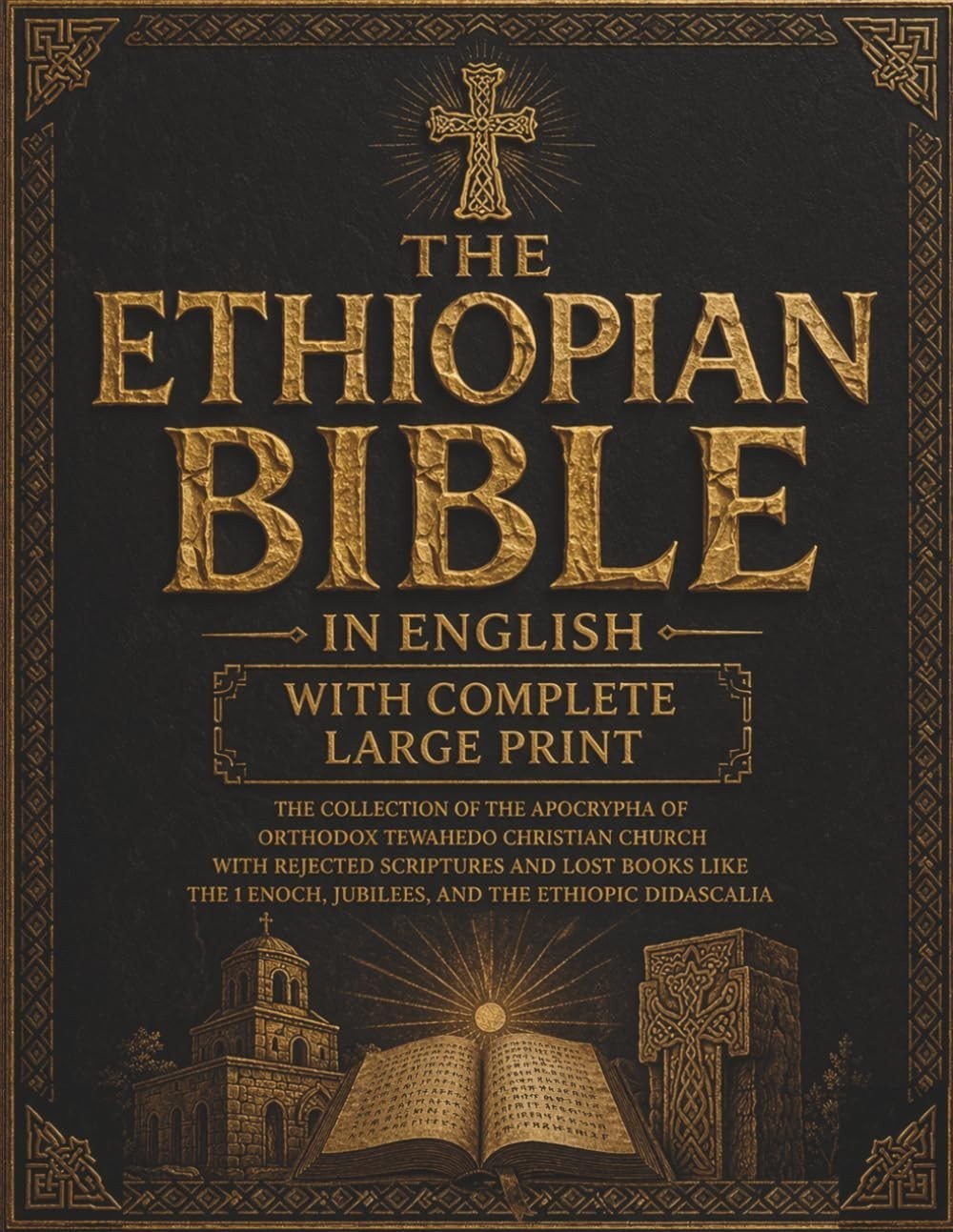 The Ethiopian Bible Eng Complete Large Print Apocrypha Enoch Jubilees 81 Books