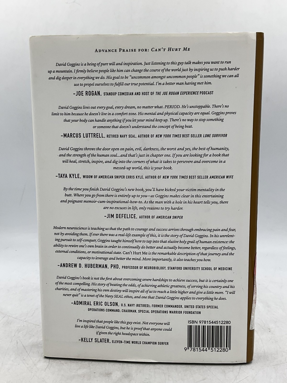 CAN’T HURT ME David Goggins 2018 Hardcover Lioncrest Publishing