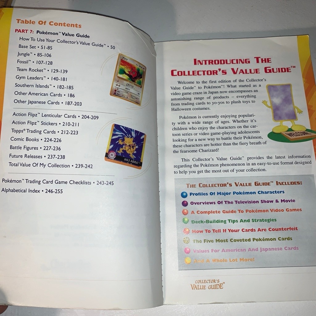 Unbranded Pokemon Collector’s Value Guide One Size Yellow Purple