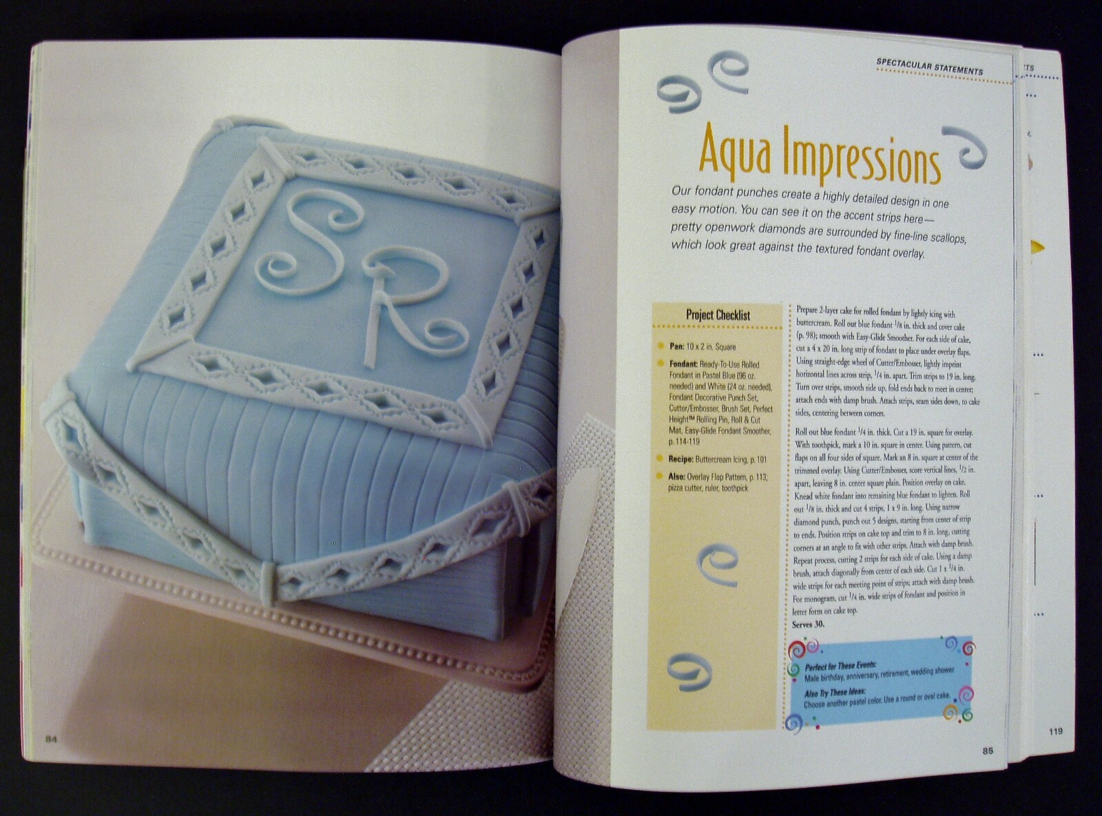Wilton Celebrate with Fondant Cake Decorating Book Birthday Wedding Cookbook