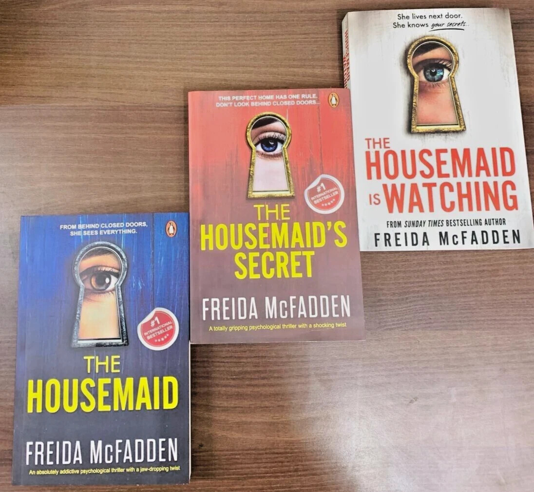 The Housemaid Series By Freida McFadden 3 Books Collection, Paperback USA