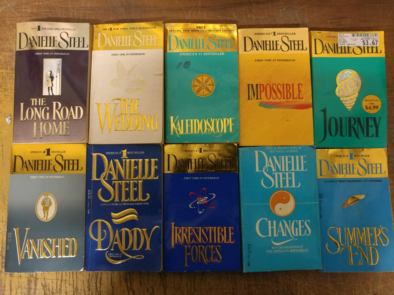 Lot of 10 Danielle Steel Romance Set Popular Series PAPERBACK UNSORTED Books MIX