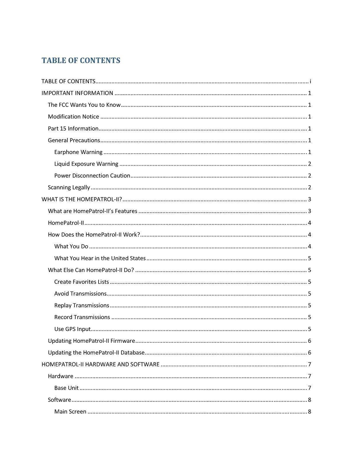 UNIDEN HOME PATROL II 2 User Manual Operation Guide BINDING FULL COLOR PRINT