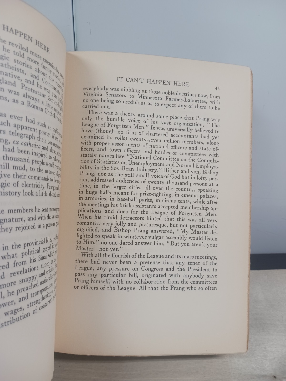 It Can’t Happen Here by Sinclair Lewis First Edition 1935 Sun Dial Press