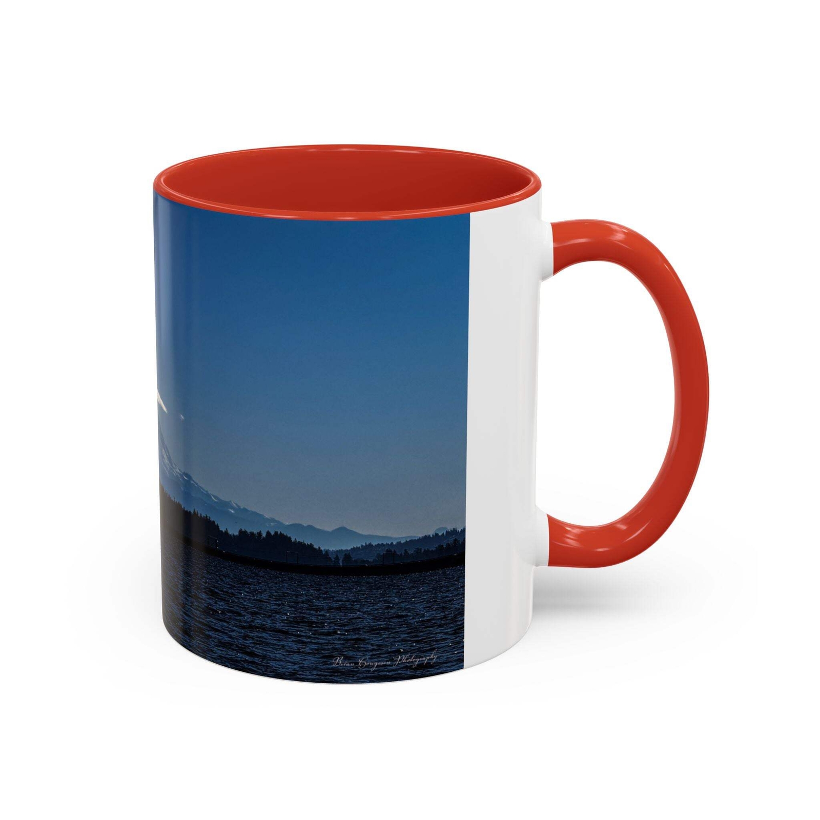 Scenic Mountain Accent Coffee Mug – 11oz & 15oz – Perfect Gift for Nature Lovers