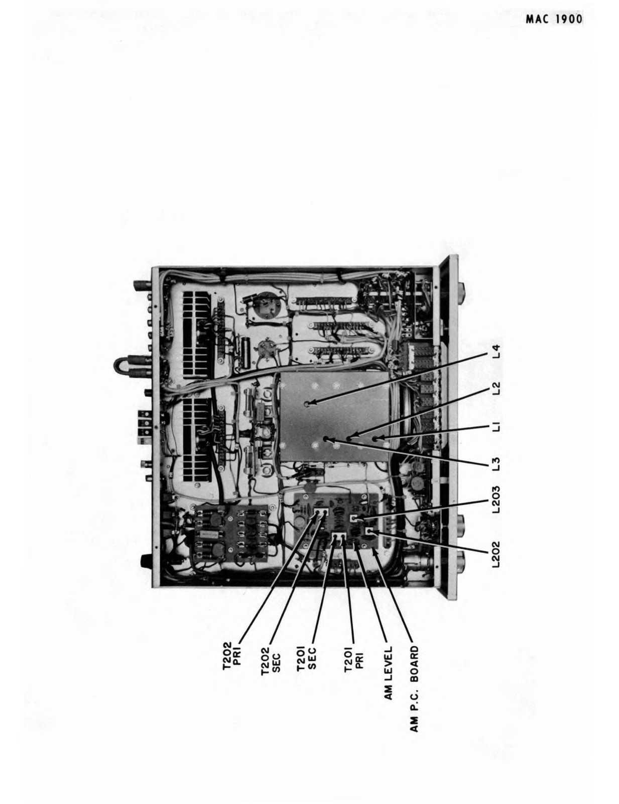 MCINTOSH MAC 1900 AM FM Stereo Receiver Service Information Manual – WIRE BIND