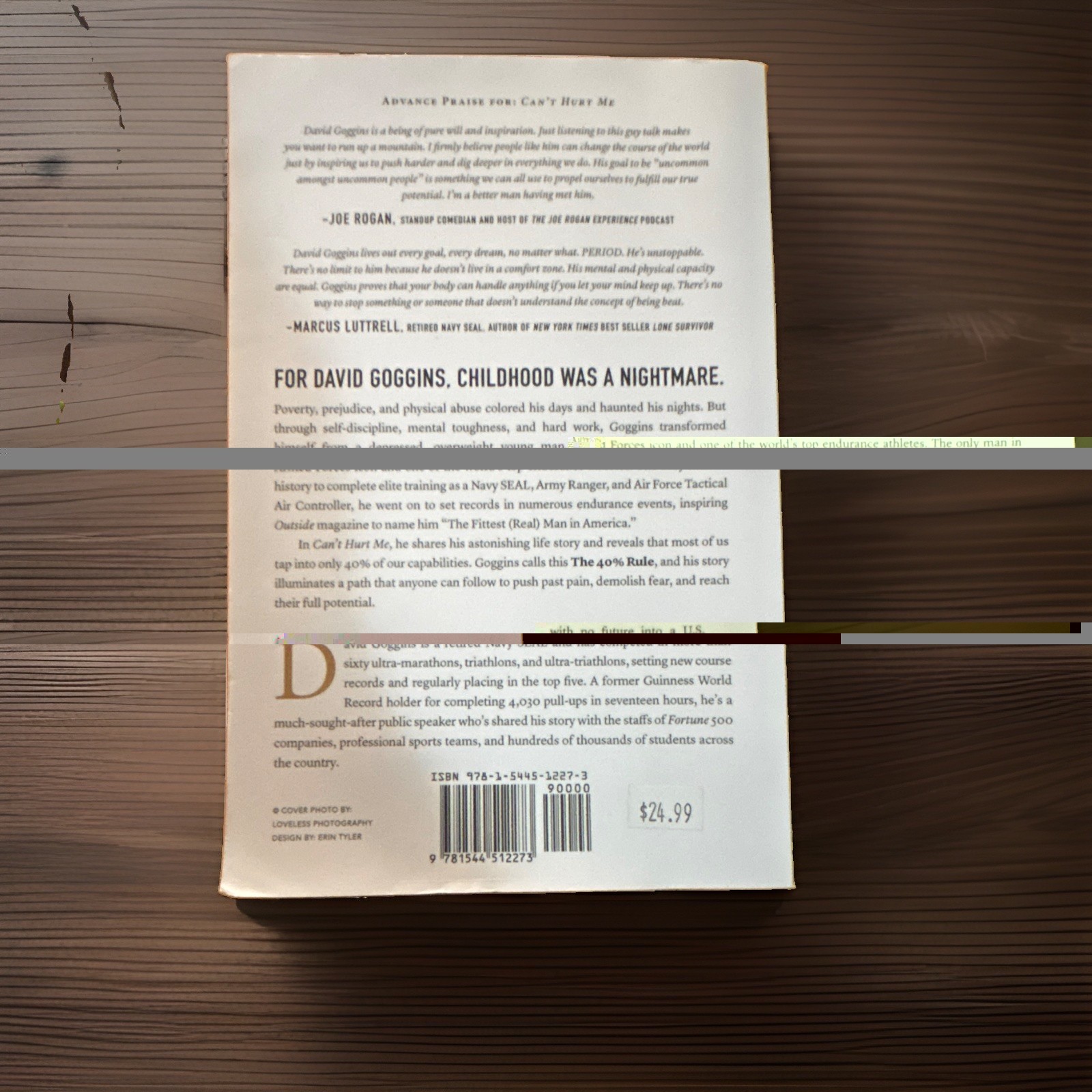 Can’t Hurt Me: Master Your Mind and Defy the Odds David Goggins Hardcover
