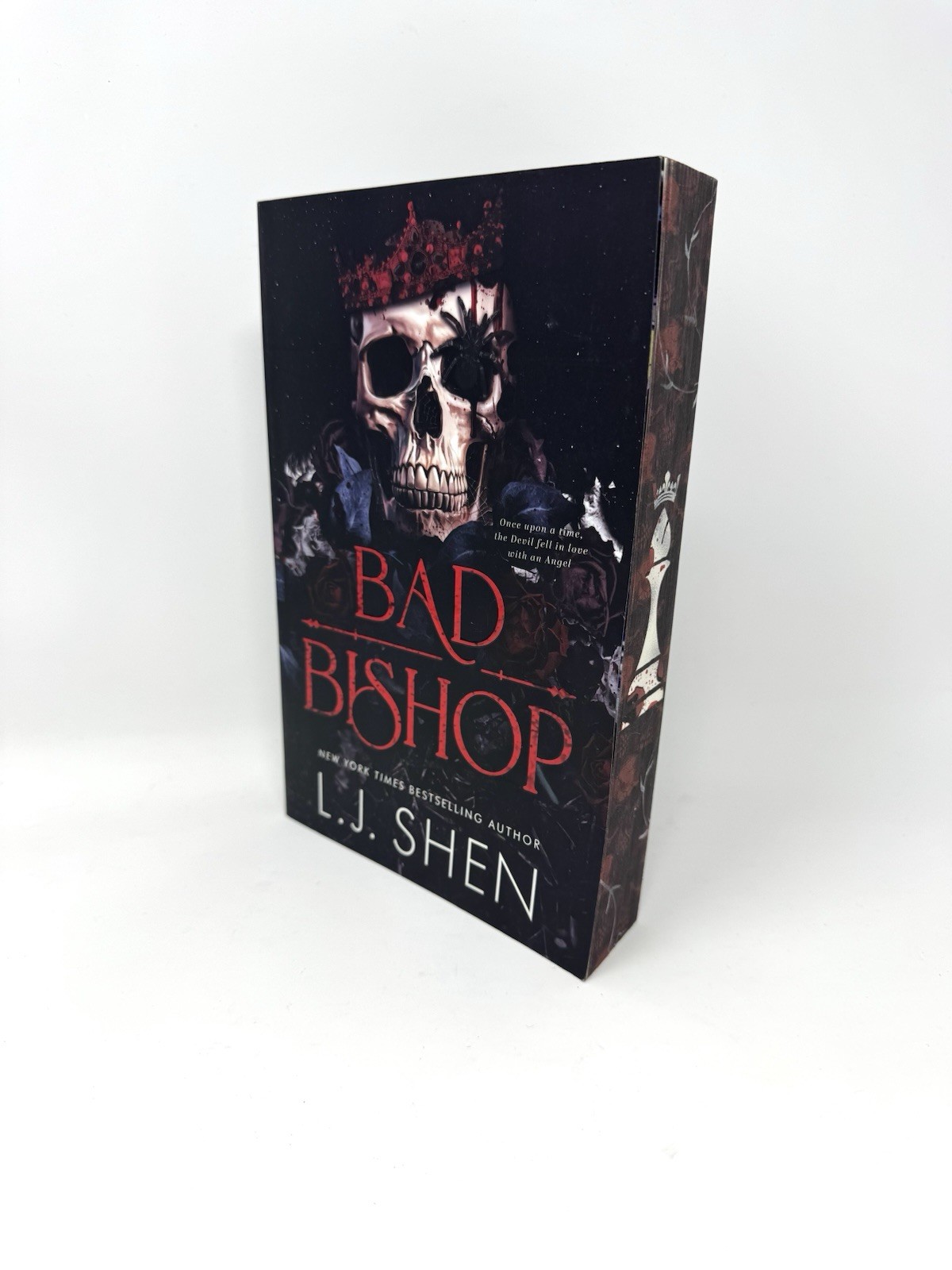 Bad Bishop Deluxe Edition L.J. Shen Paperback Sprayed Edges Society of Villains