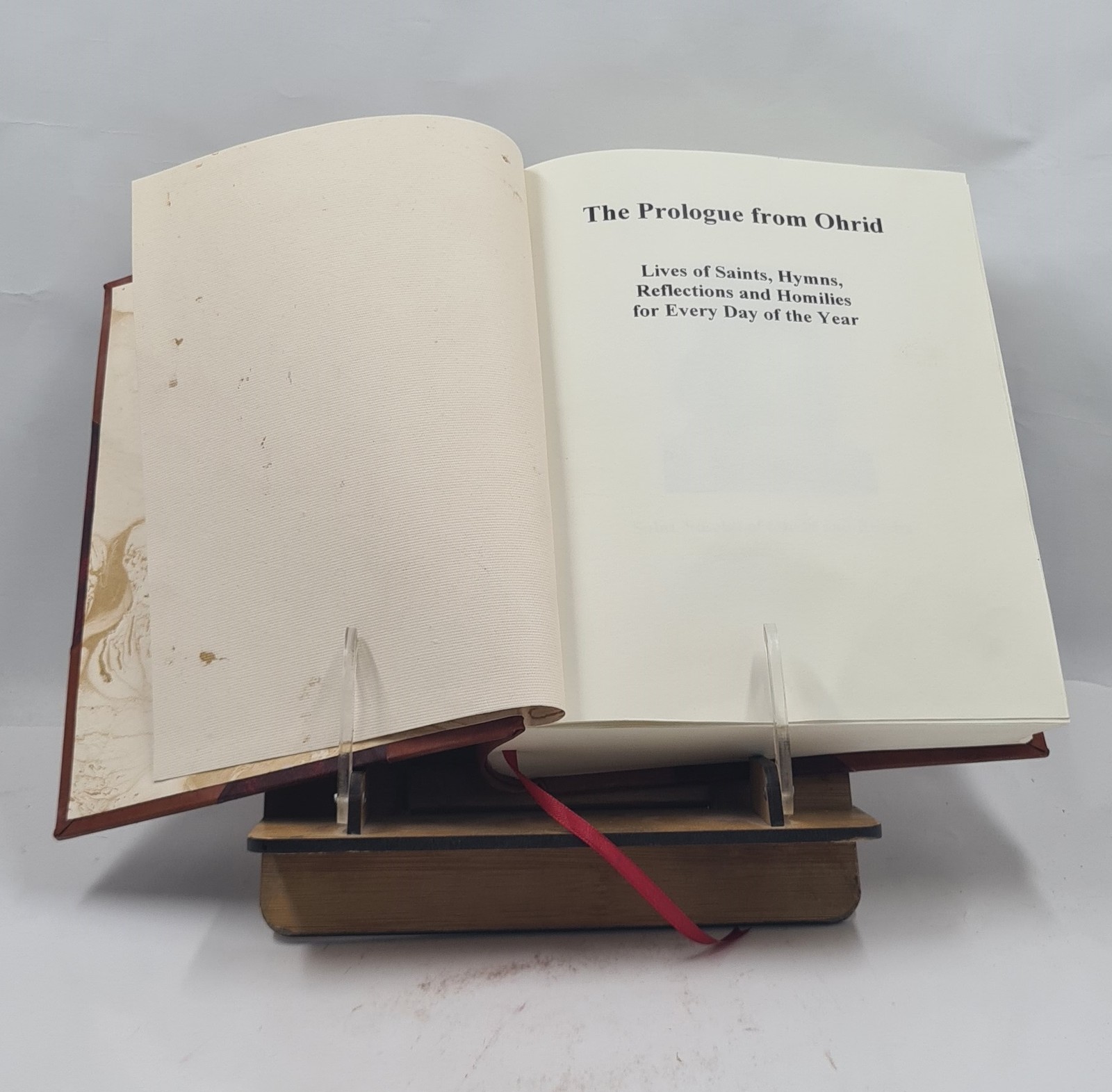 The Prologue From Ohrid 1926 by Bishop Nikolai Velimirovich [Leather Bound]