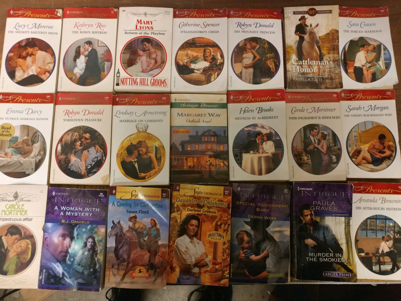Lot of 20 Harlequin Romance Intrigue Suspense Special Intimate Book MIX UNSORTED