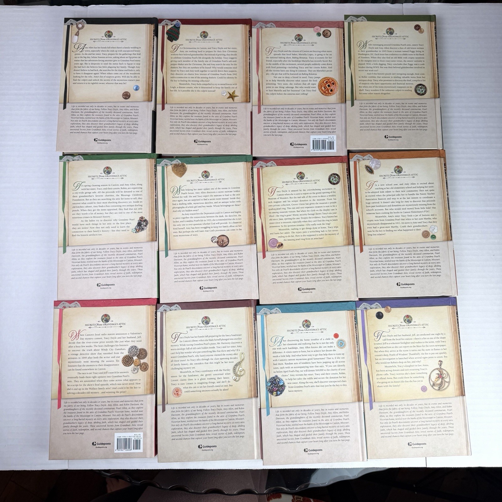 Secrets From Grandma’s Attic Lot of 22 Hardcover Books Guideposts