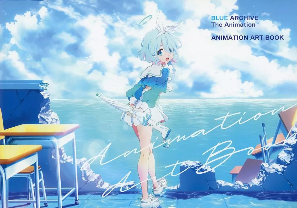 Blue Archive The Animation Illustration Art Book from Japan 200 pages