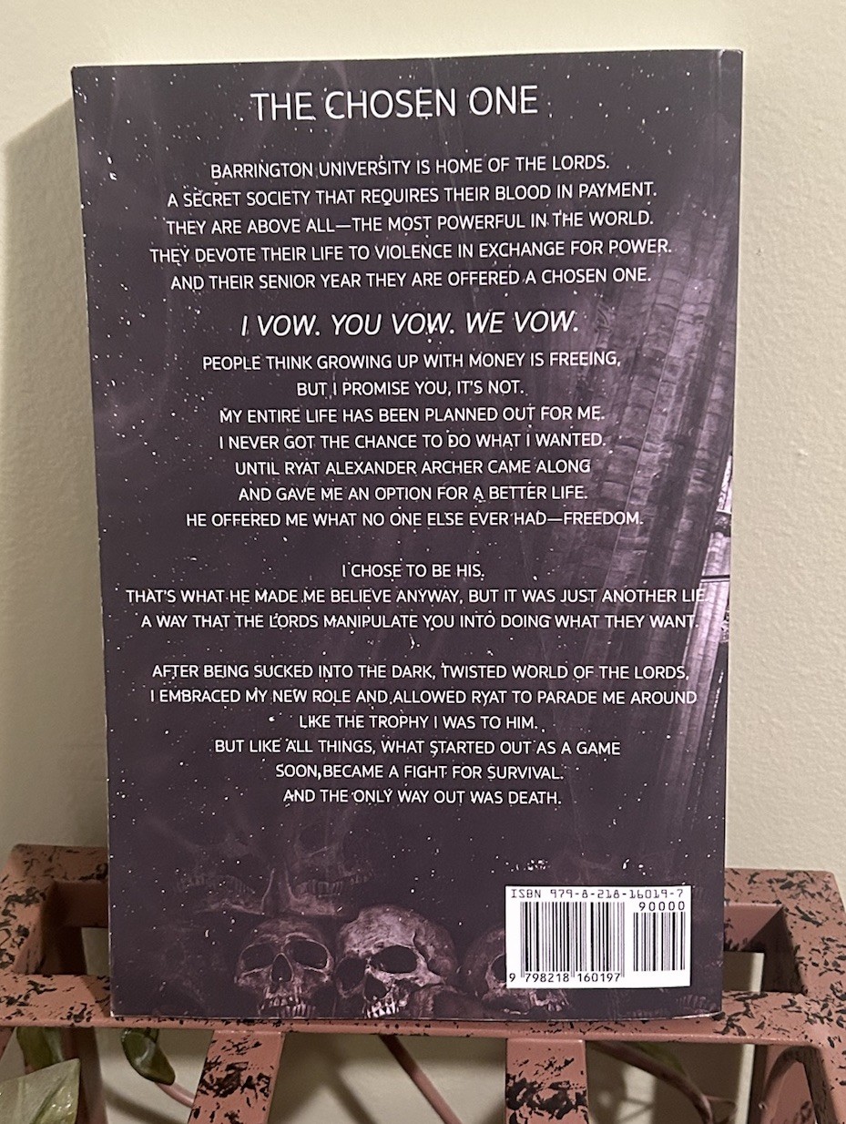 The Ritual by Shantel Tessier Paperback Book Dark College Romance L.O.R.D.S. #1